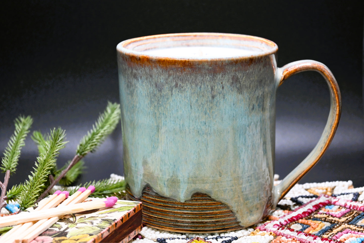Cedar + Musk Soy Ceramic Candle Mug