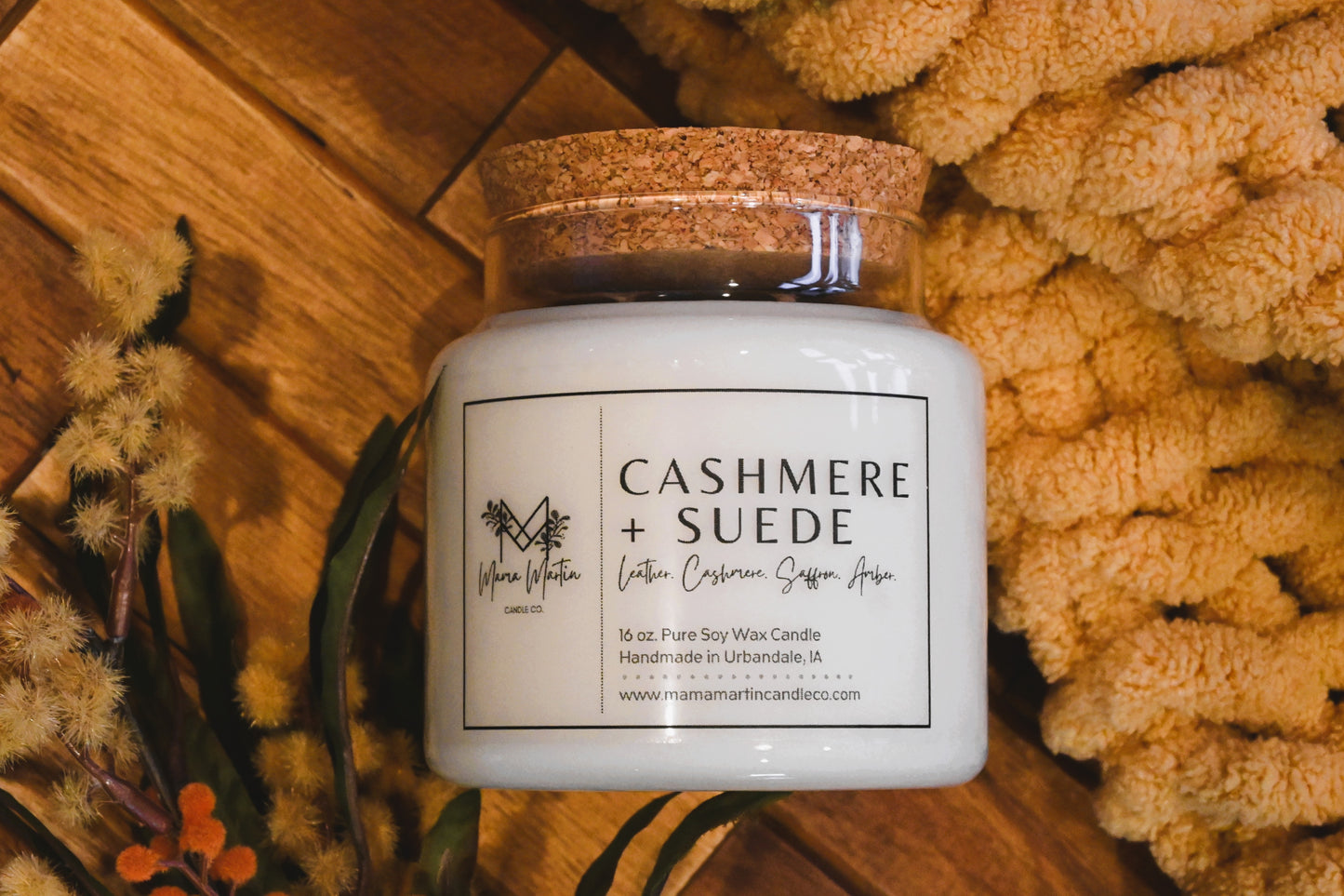 Cashmere + Suede Soy Candle