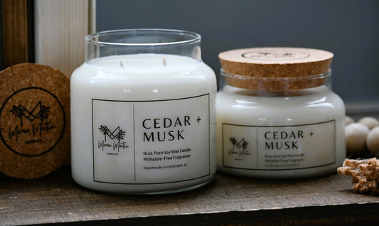 Cedar + Musk Soy Candle