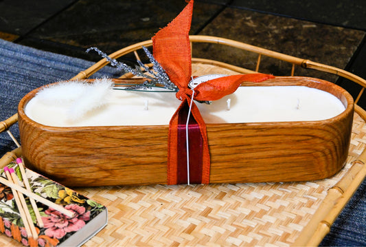 Free Spirit Wood Candle Boat