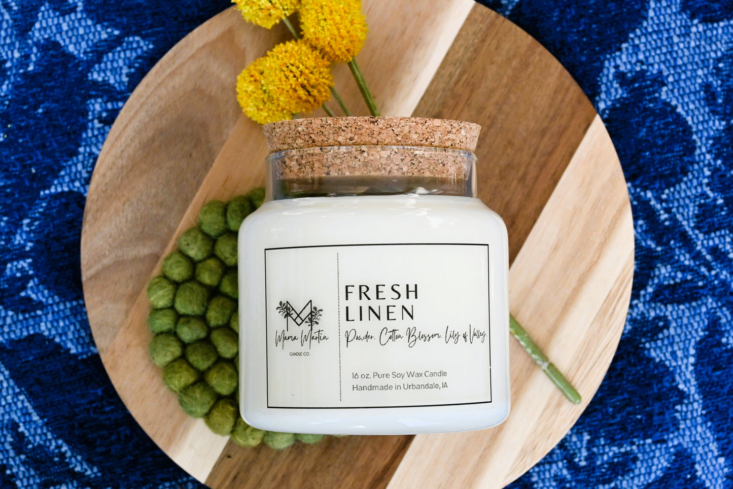 Fresh Linen Soy Candle