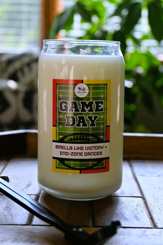 Game Day Beer Can Candle