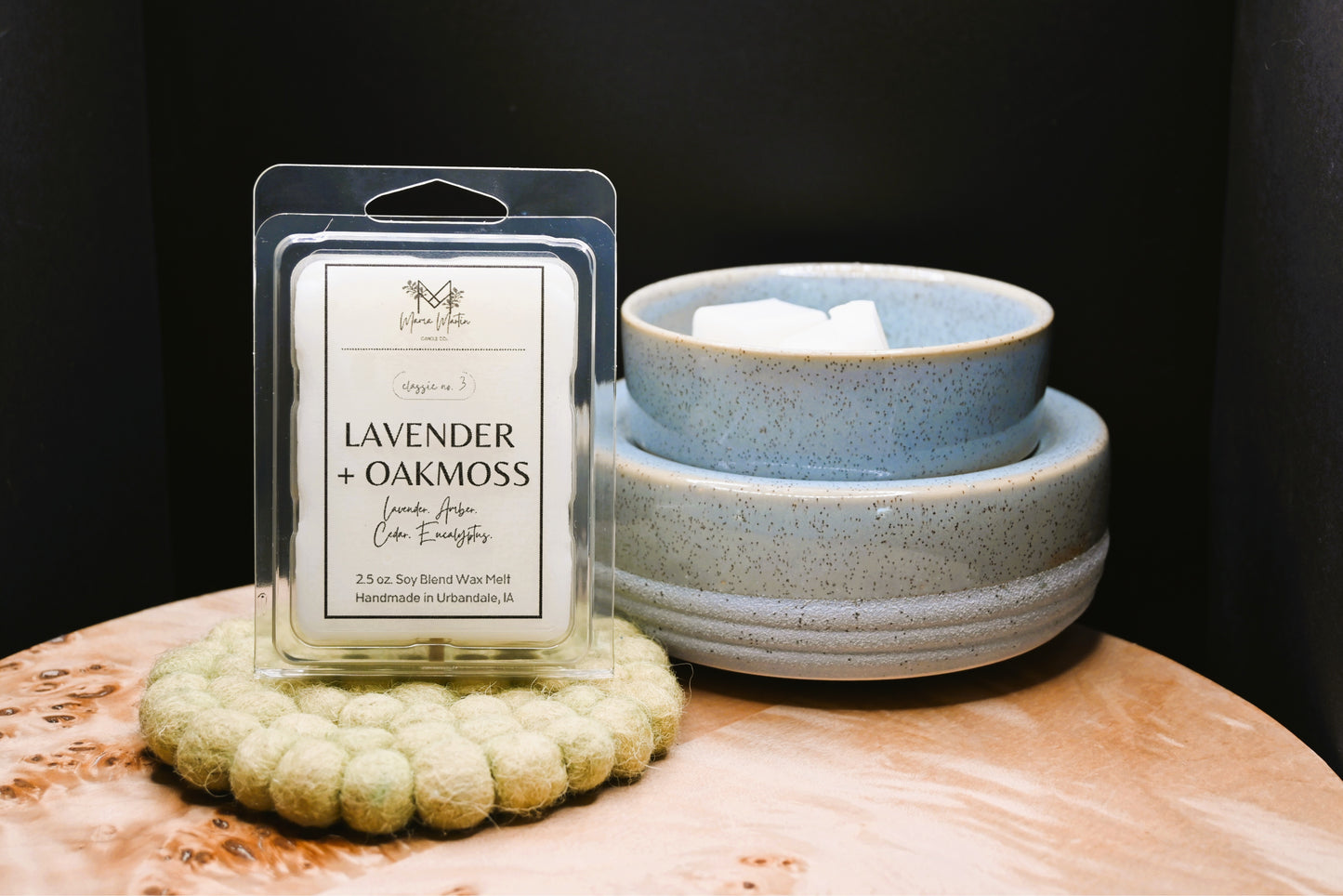 Lavender + Oakmoss Soy Melt