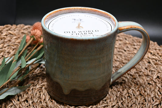 Old World Charm Soy Ceramic Candle Mug