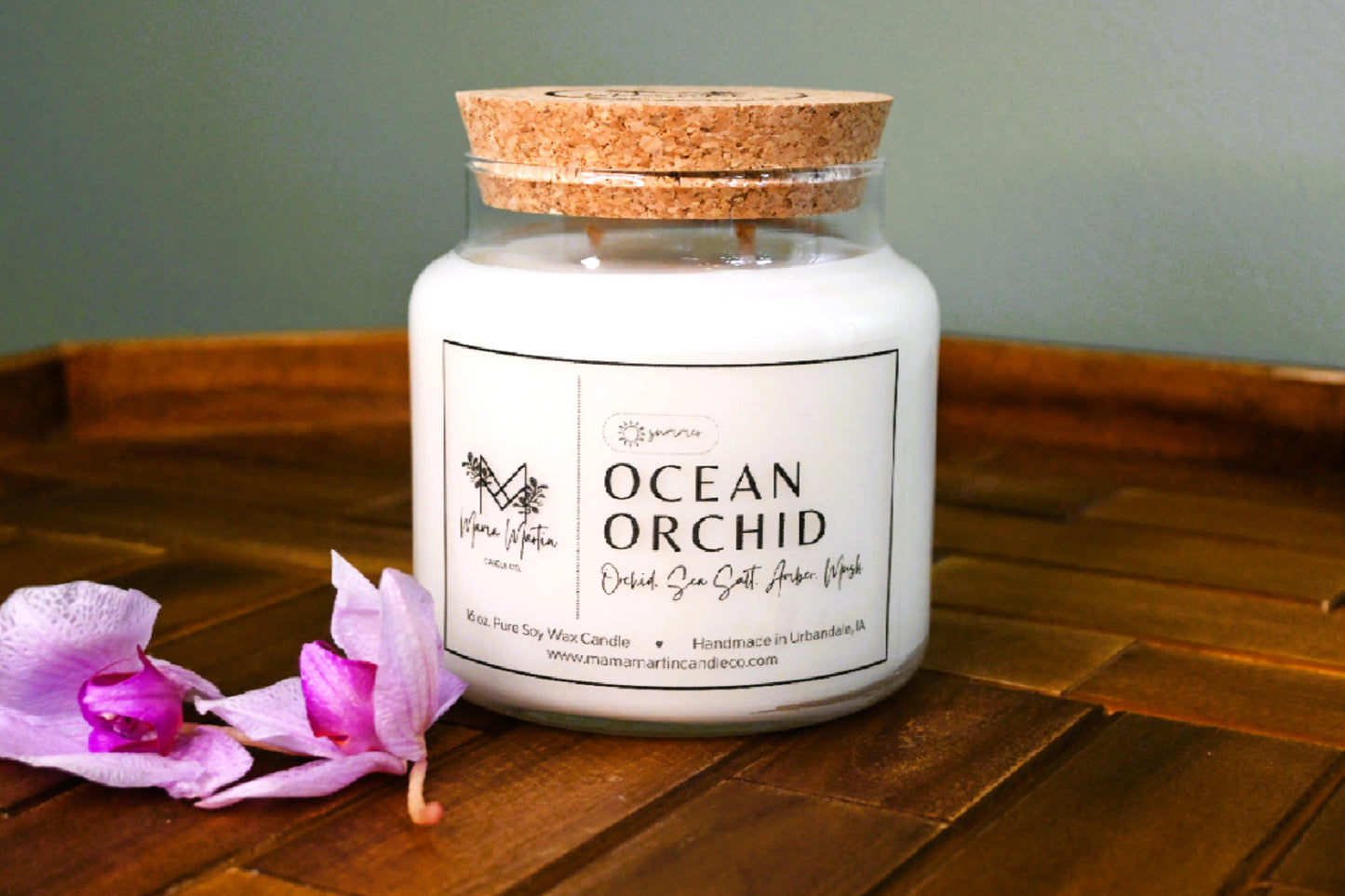 Ocean Orchid Soy Candle