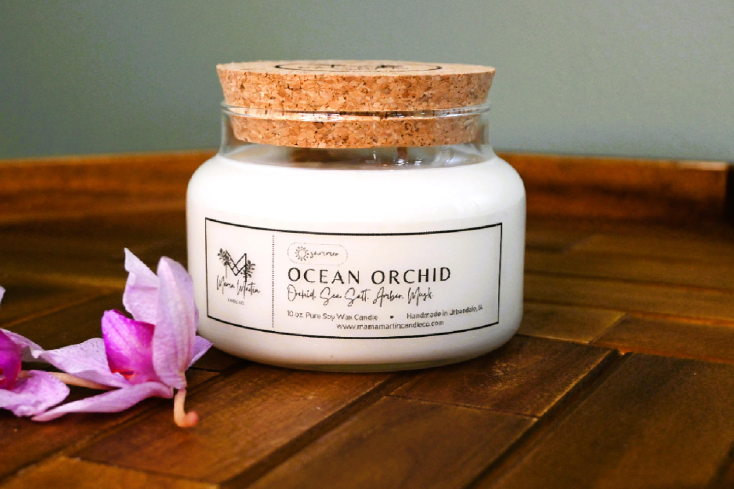 Ocean Orchid Soy Candle