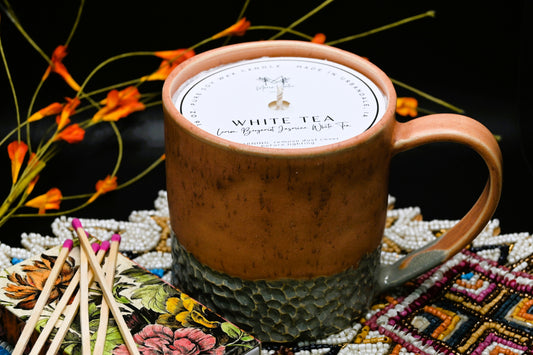 White Tea Soy Ceramic Candle Mug