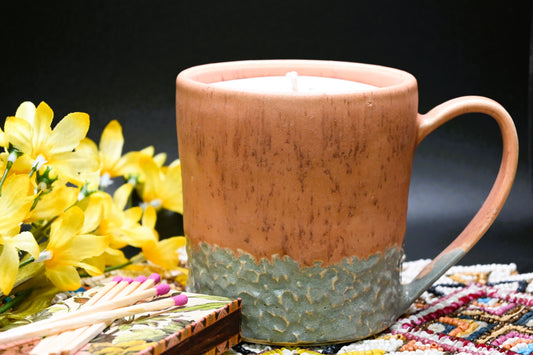 Zesty Clean Soy Ceramic Candle Mug