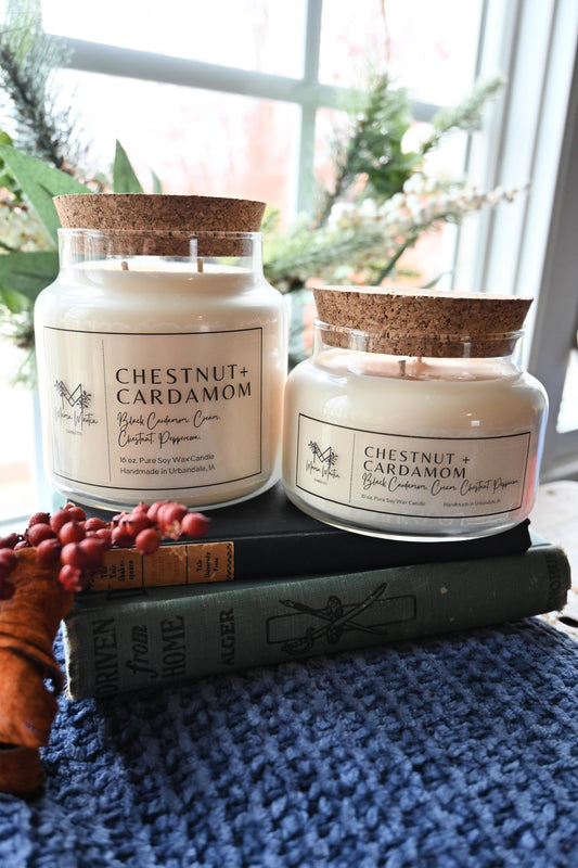 Chestnut + Cardamom Soy Candle