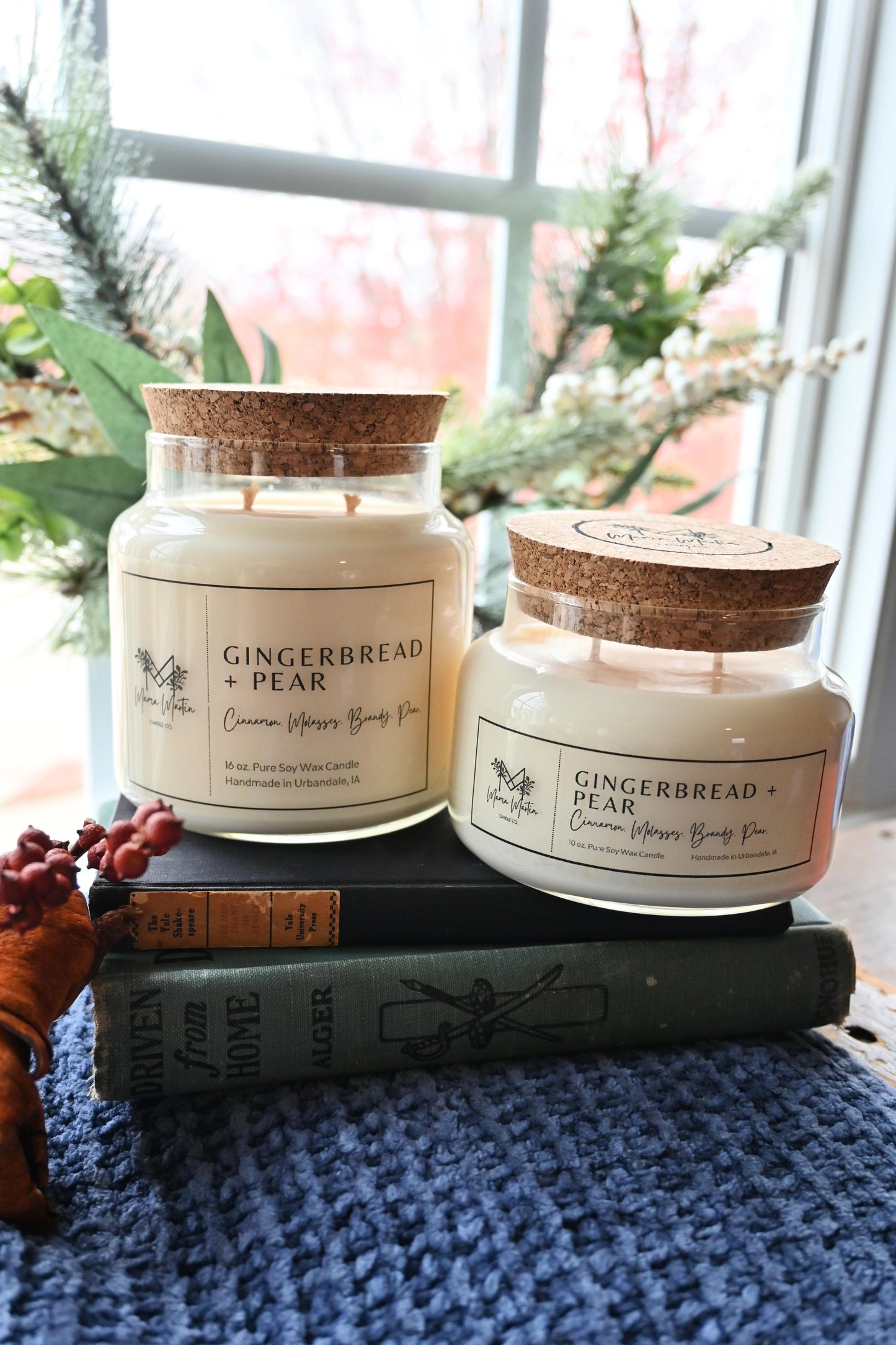 *Gingerbread + Pear Soy Candle