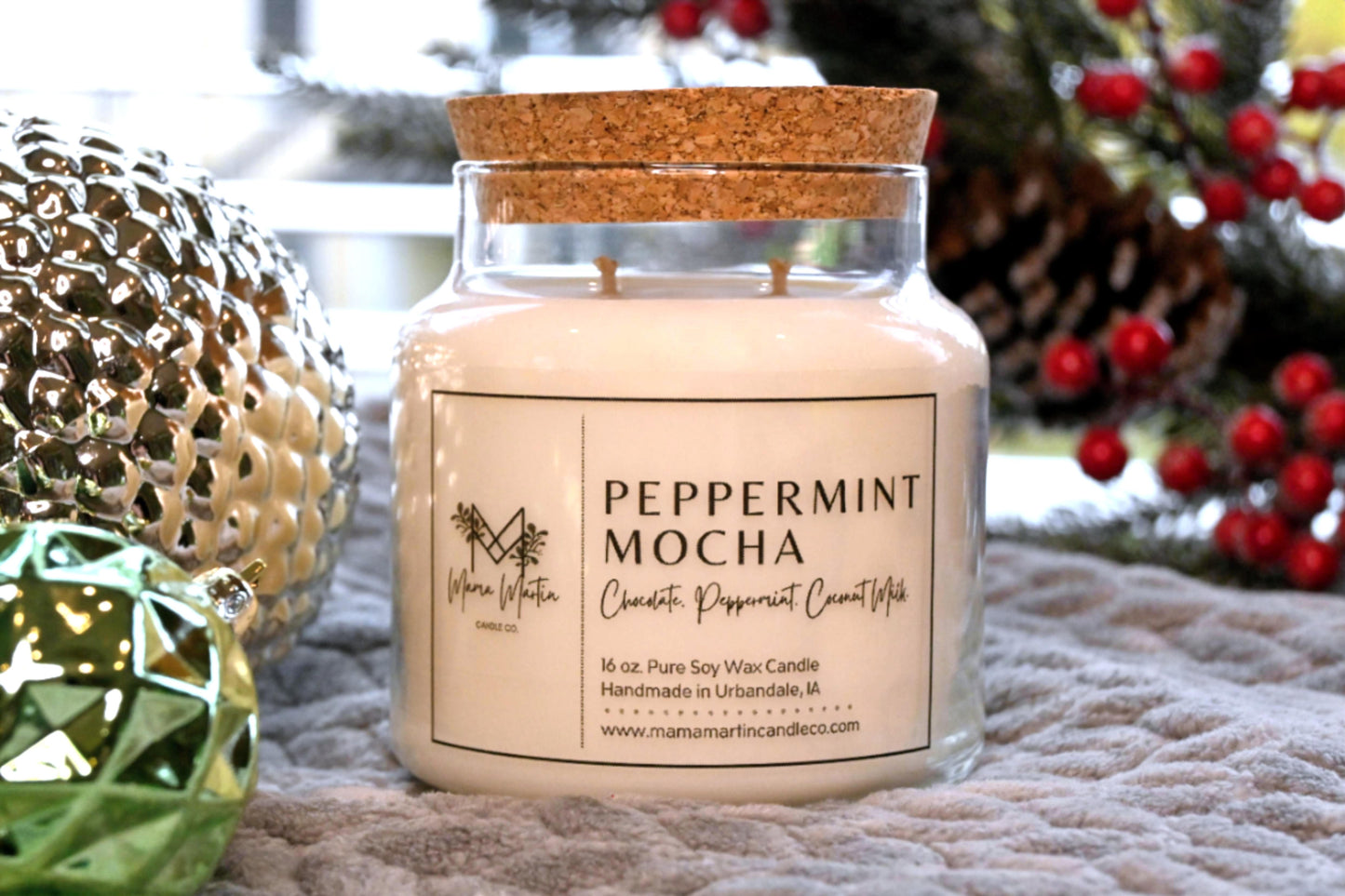 Peppermint Mocha Soy Candle