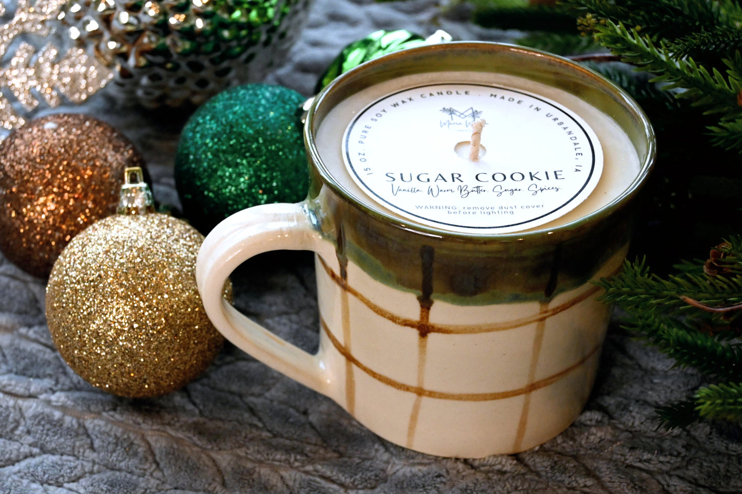 Sugar Cookie Ceramic Candle Mug