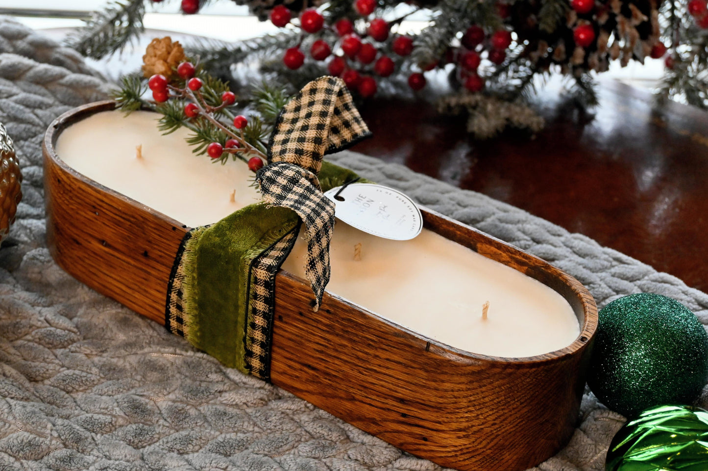 'Tis The Season Candle Boat