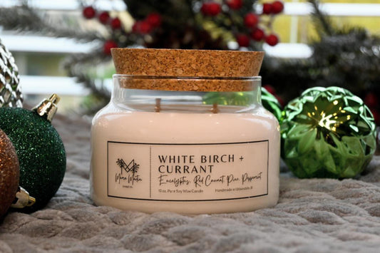 White Birch + Currant Soy Candle