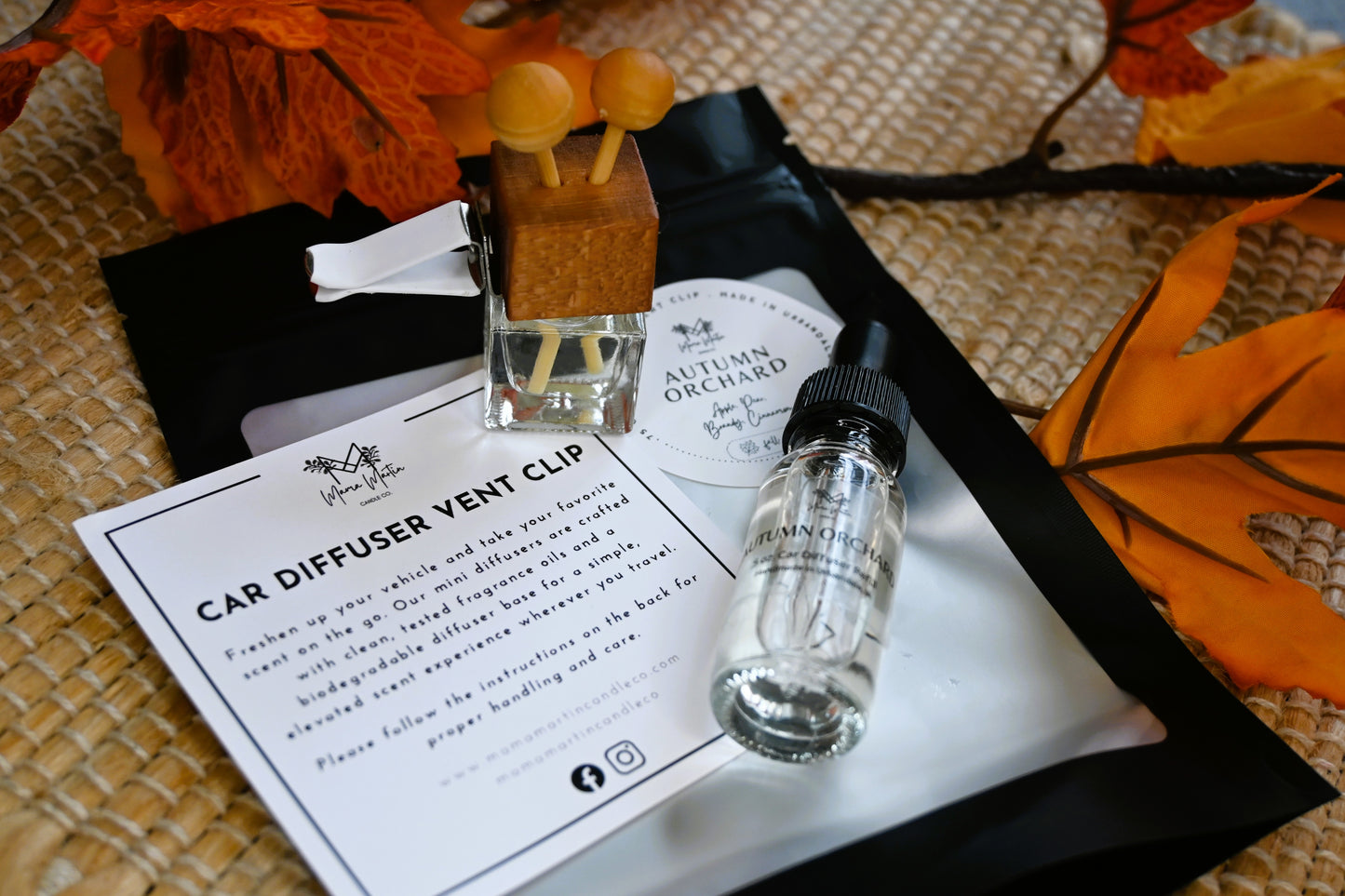 Autumn Orchard Car Diffuser Vent Clip