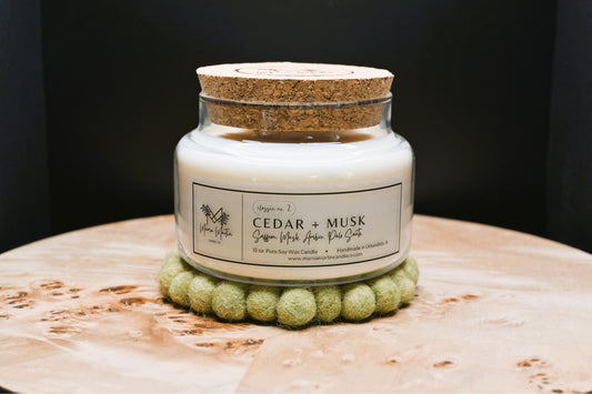 Cedar + Musk Soy Candle