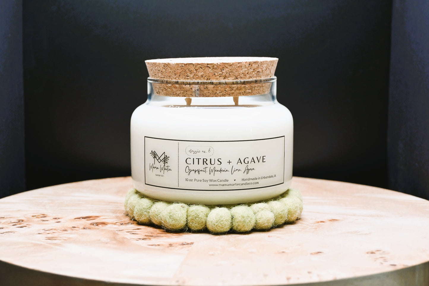 Citrus + Agave Soy Candle