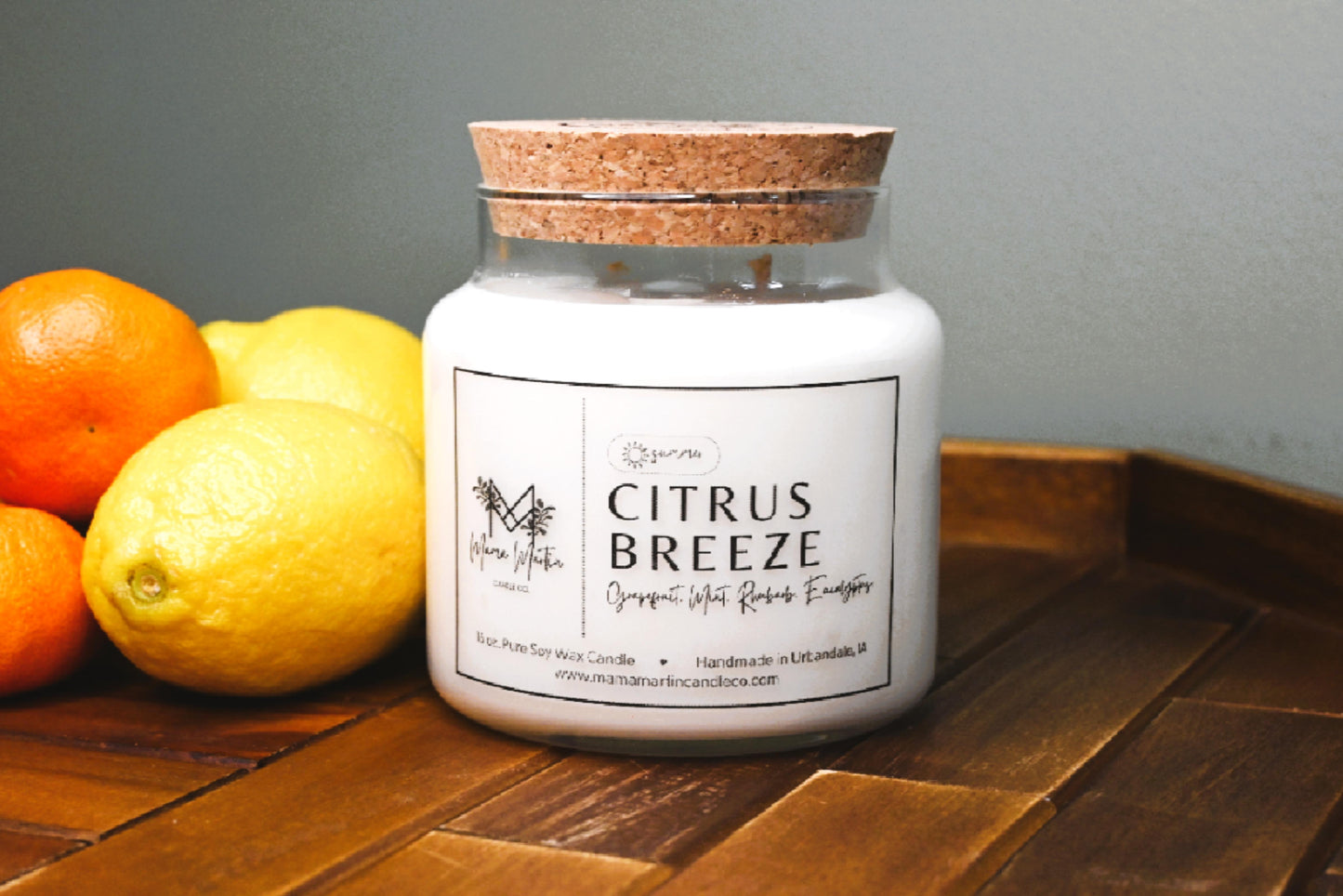 Citrus Breeze Soy Candle