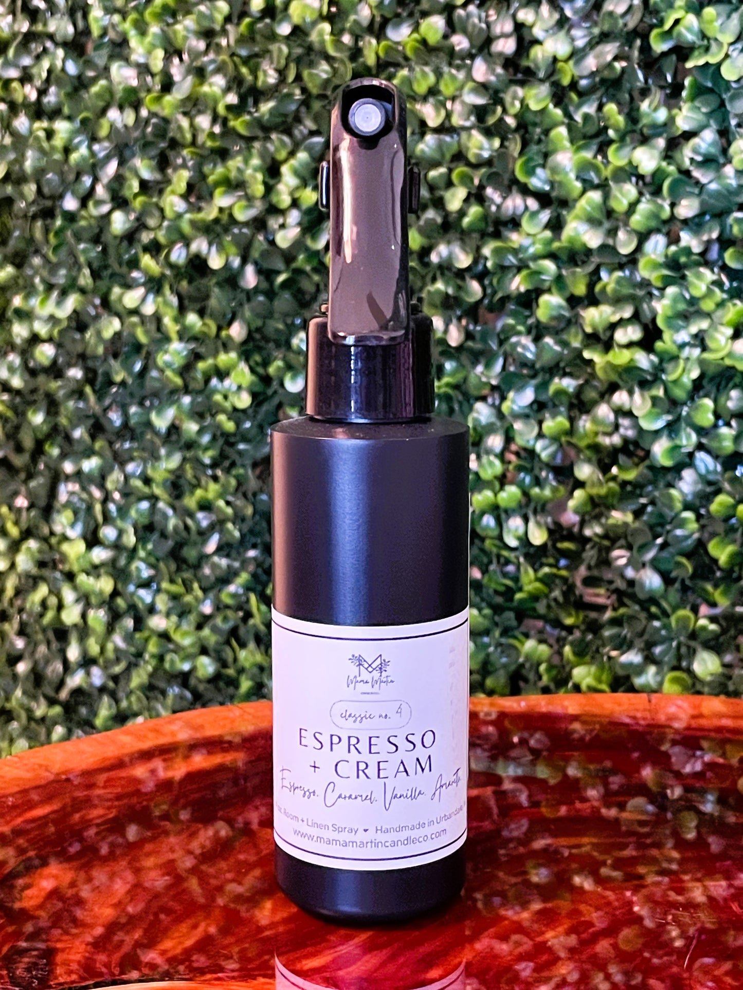 Espresso + Cream Room and Linen Spray