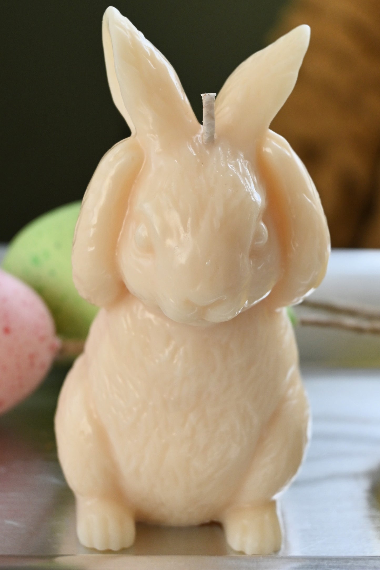 Free Spirit Bunny Pillar Candles