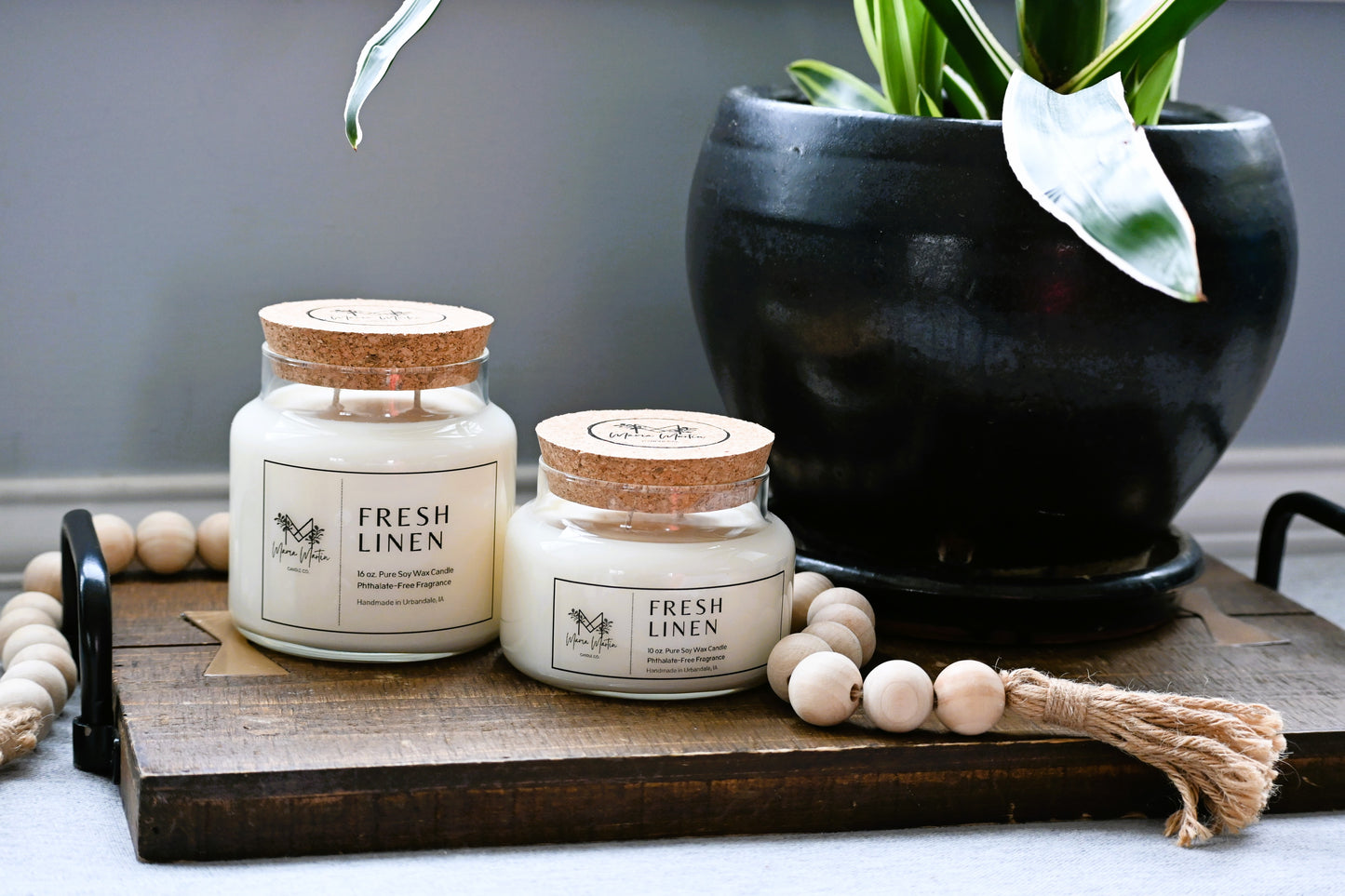 Fresh Linen Soy Candle