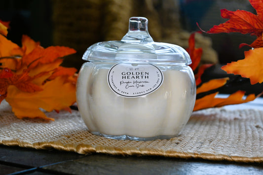Golden Hearth Pumpkin Jar Candle