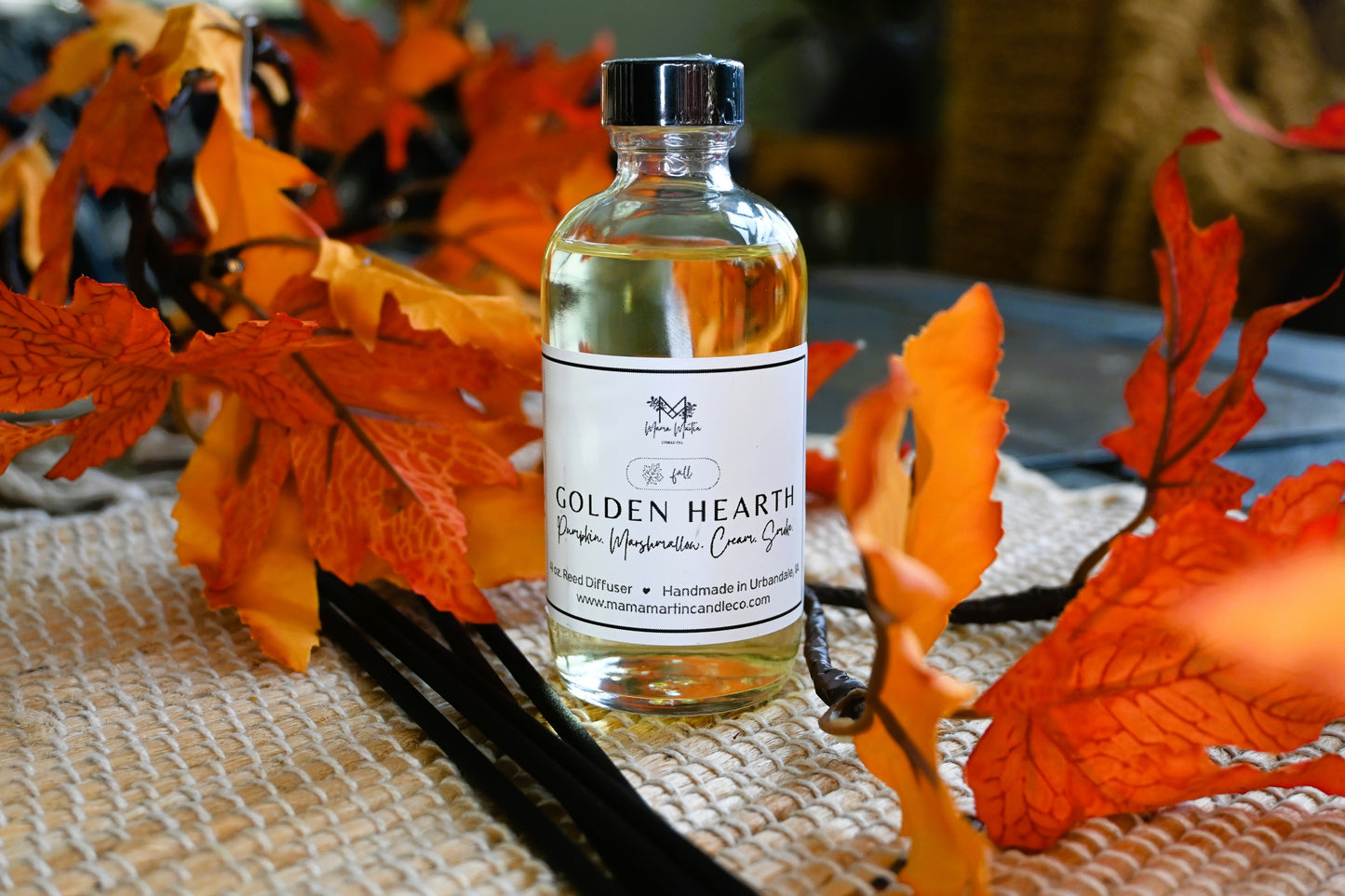 Golden Hearth Reed Diffuser