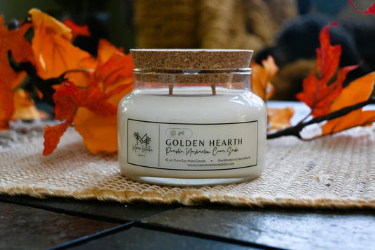 Golden Hearth Soy Candle