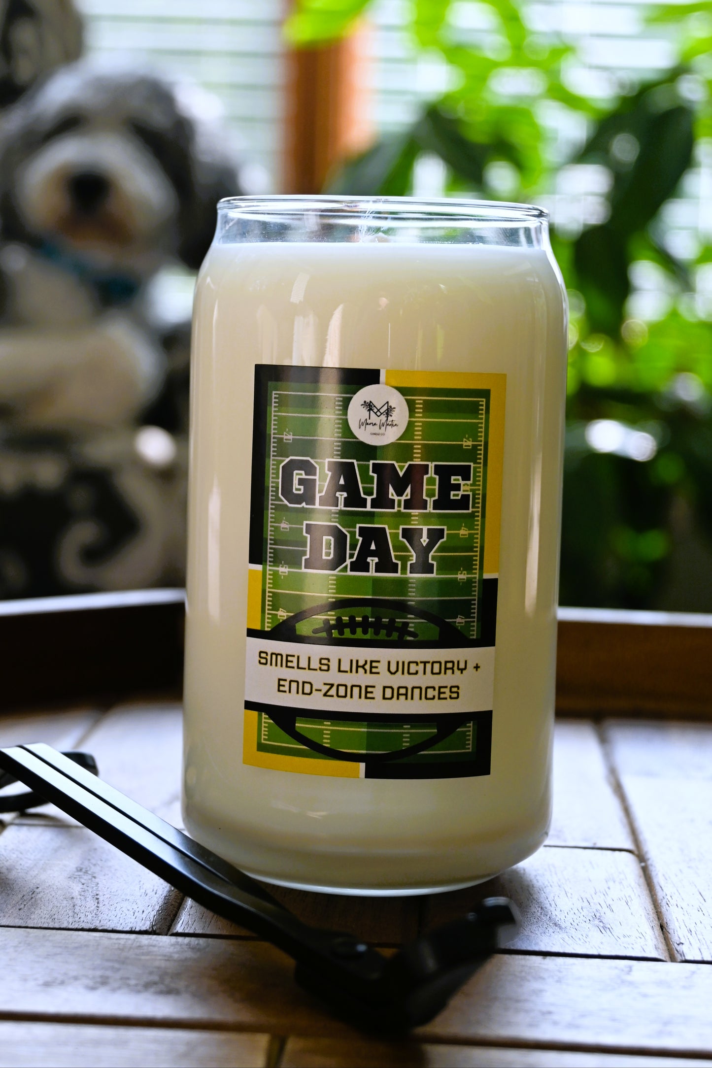 Game Day Beer Can Candle