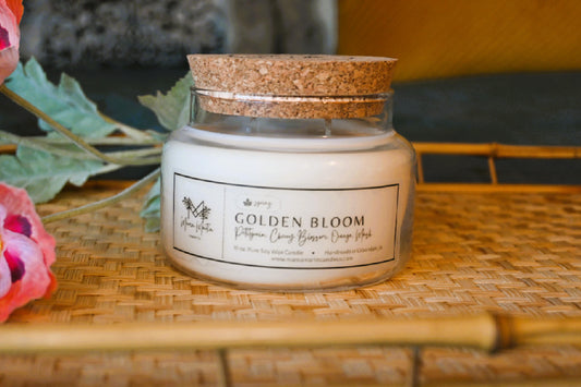 Golden Bloom Soy Candle