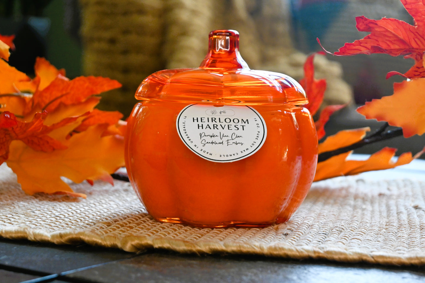 Heirloom Harvest Pumpkin Jar Candle