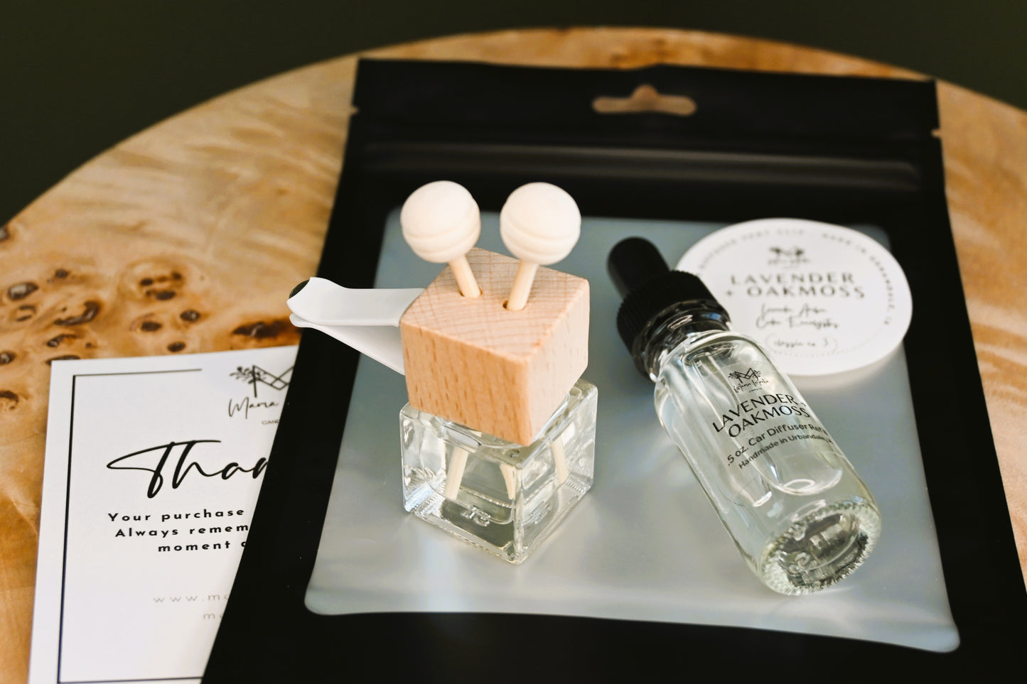 Lavender + Oakmoss Car Diffuser Vent Clip