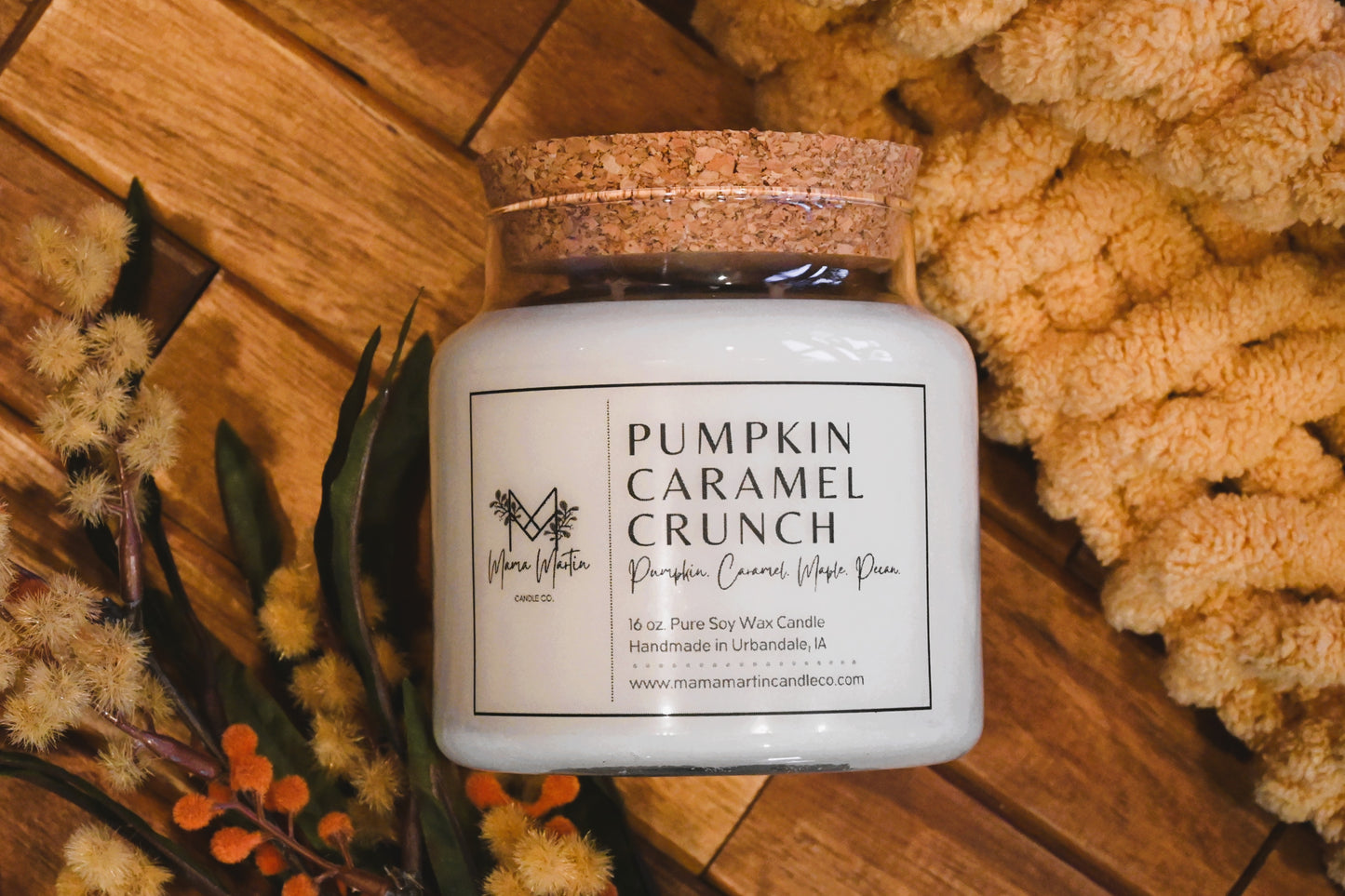 Pumpkin Caramel Crunch Soy Candle