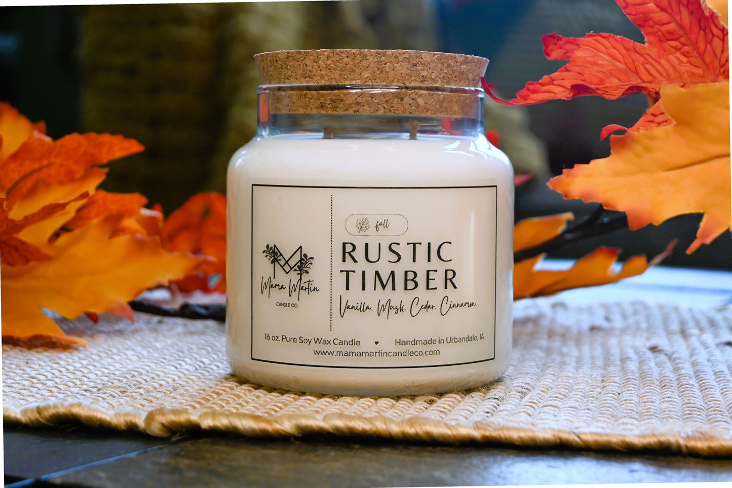 Rustic Timber Soy Candle