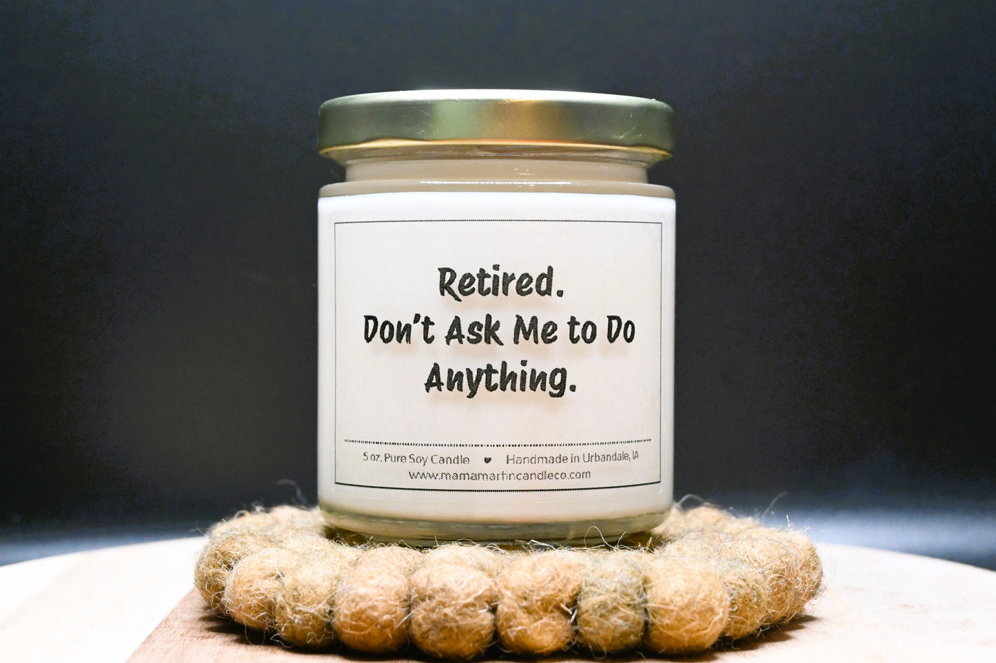 Retirement Candle Cards