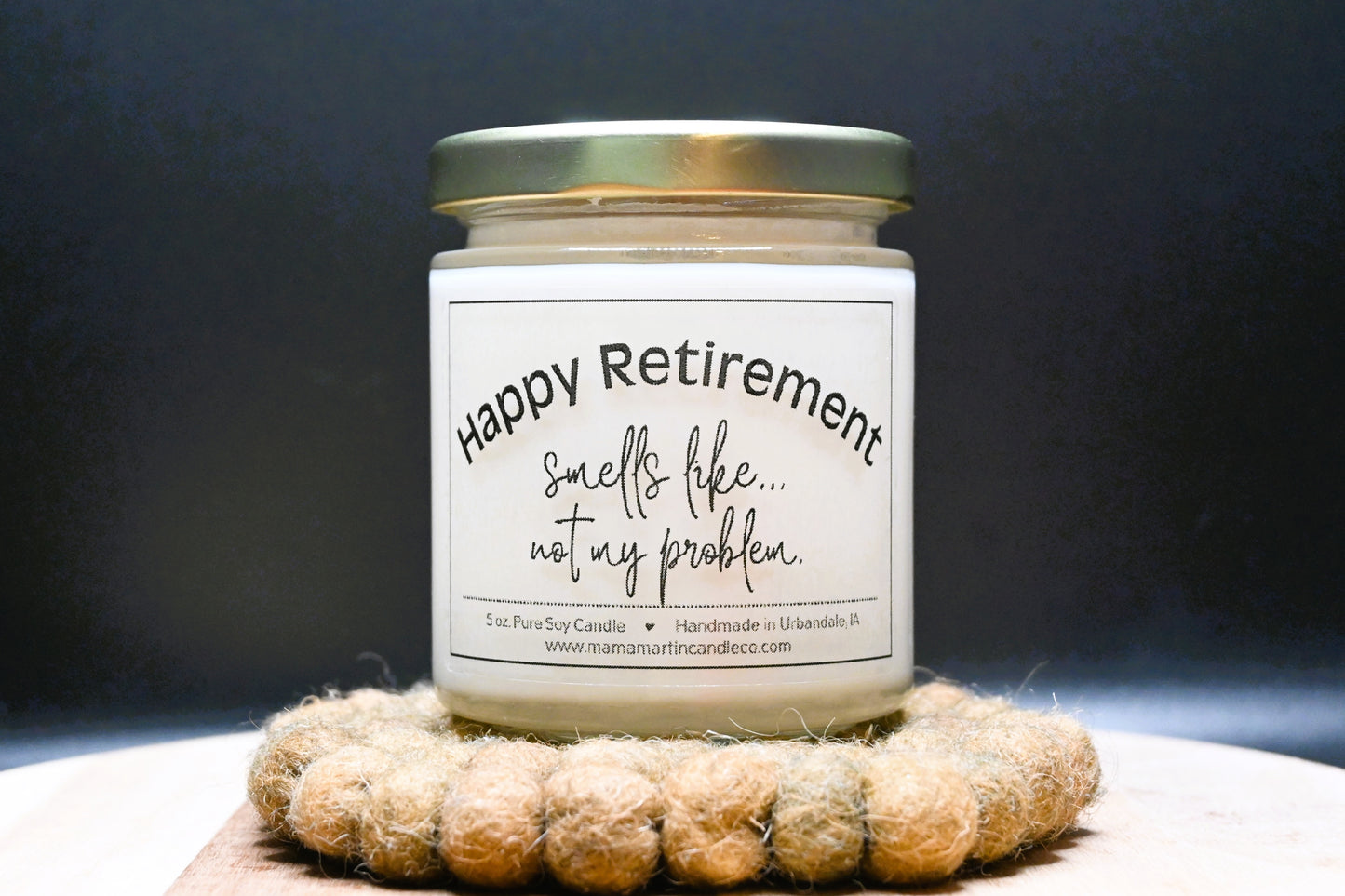 Retirement Candle Cards