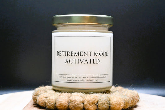Retirement Candle Cards