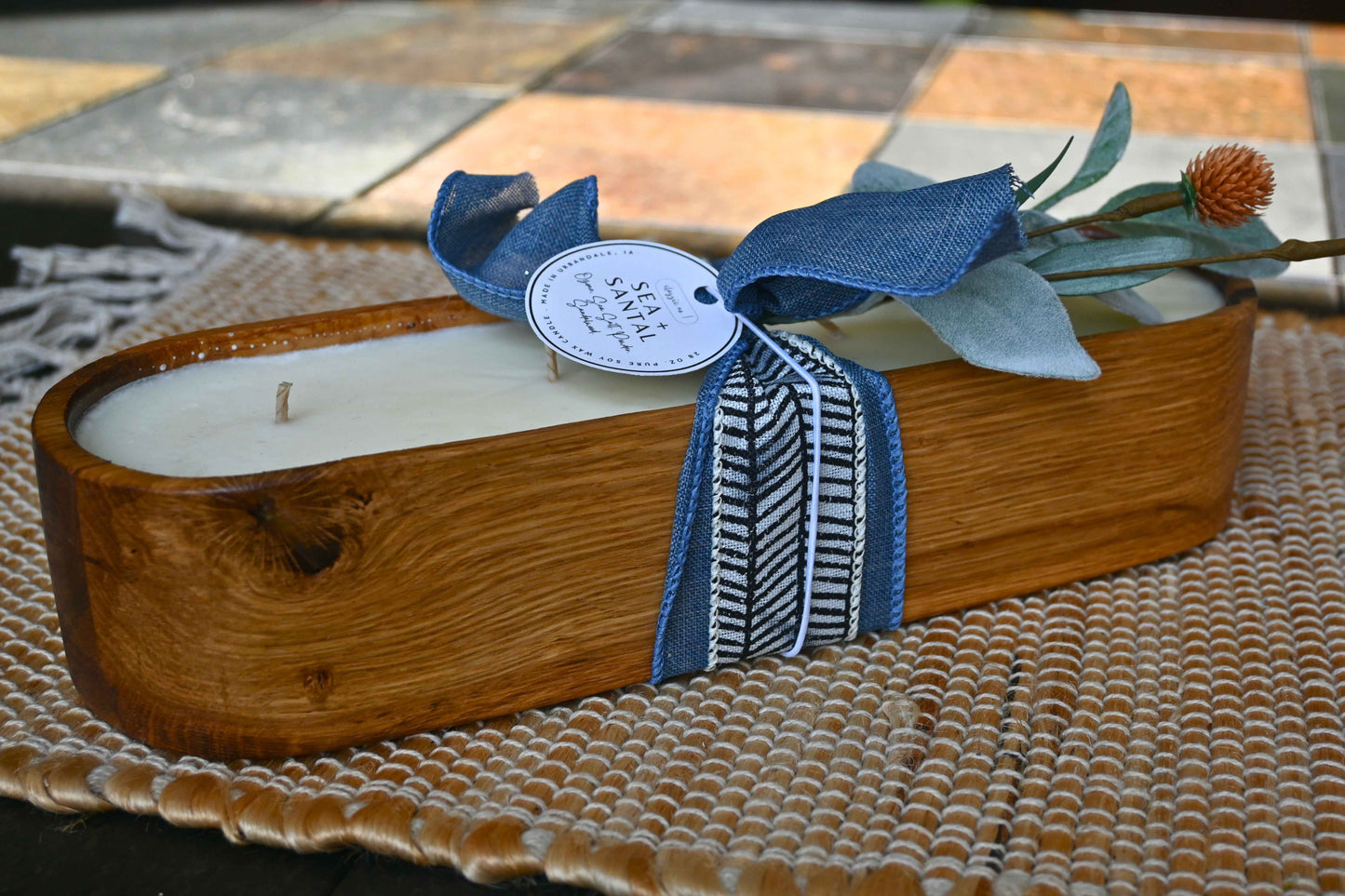 Sea + Santal Wood Candle Boat