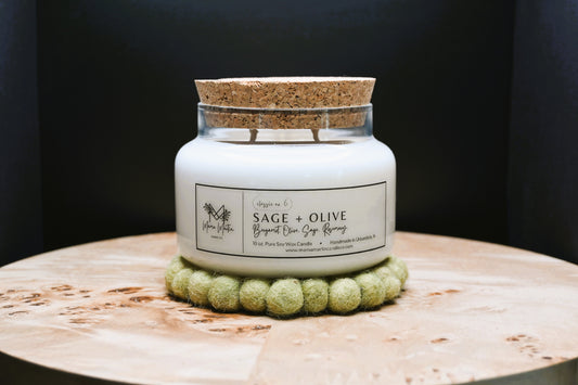 Sage + Olive Soy Candle