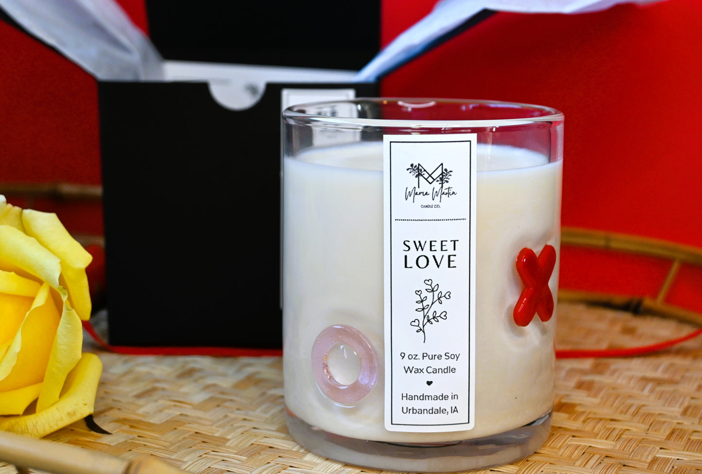 Sweet Love XOXO Candle Gift