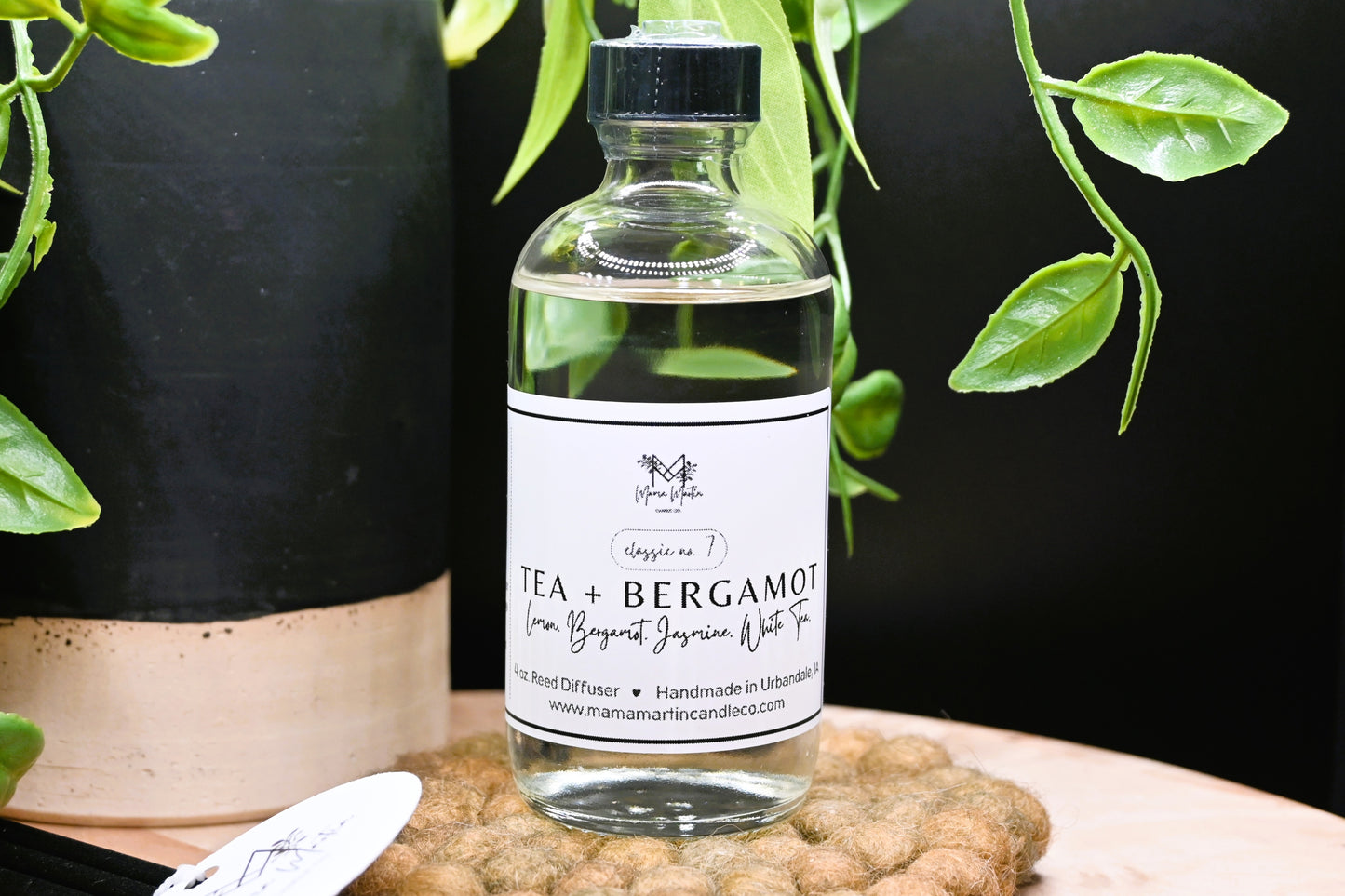 Tea + Bergamot Reed Diffuser