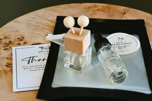 Tea + Bergamot Car Diffuser Vent Clip