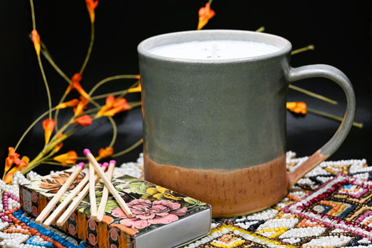 White Tea Soy Ceramic Candle Mug