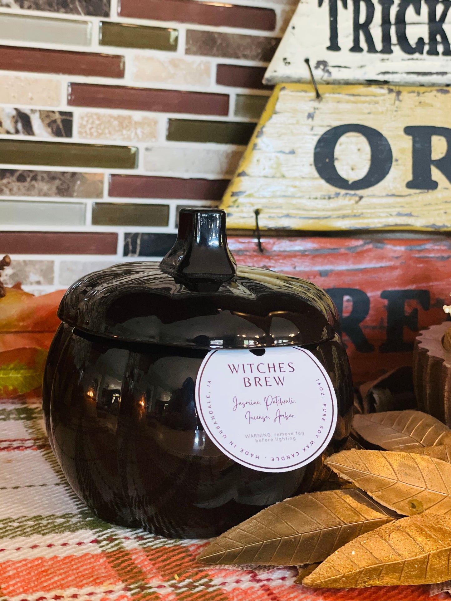 Witches Brew - Pumpkin Jar Candle