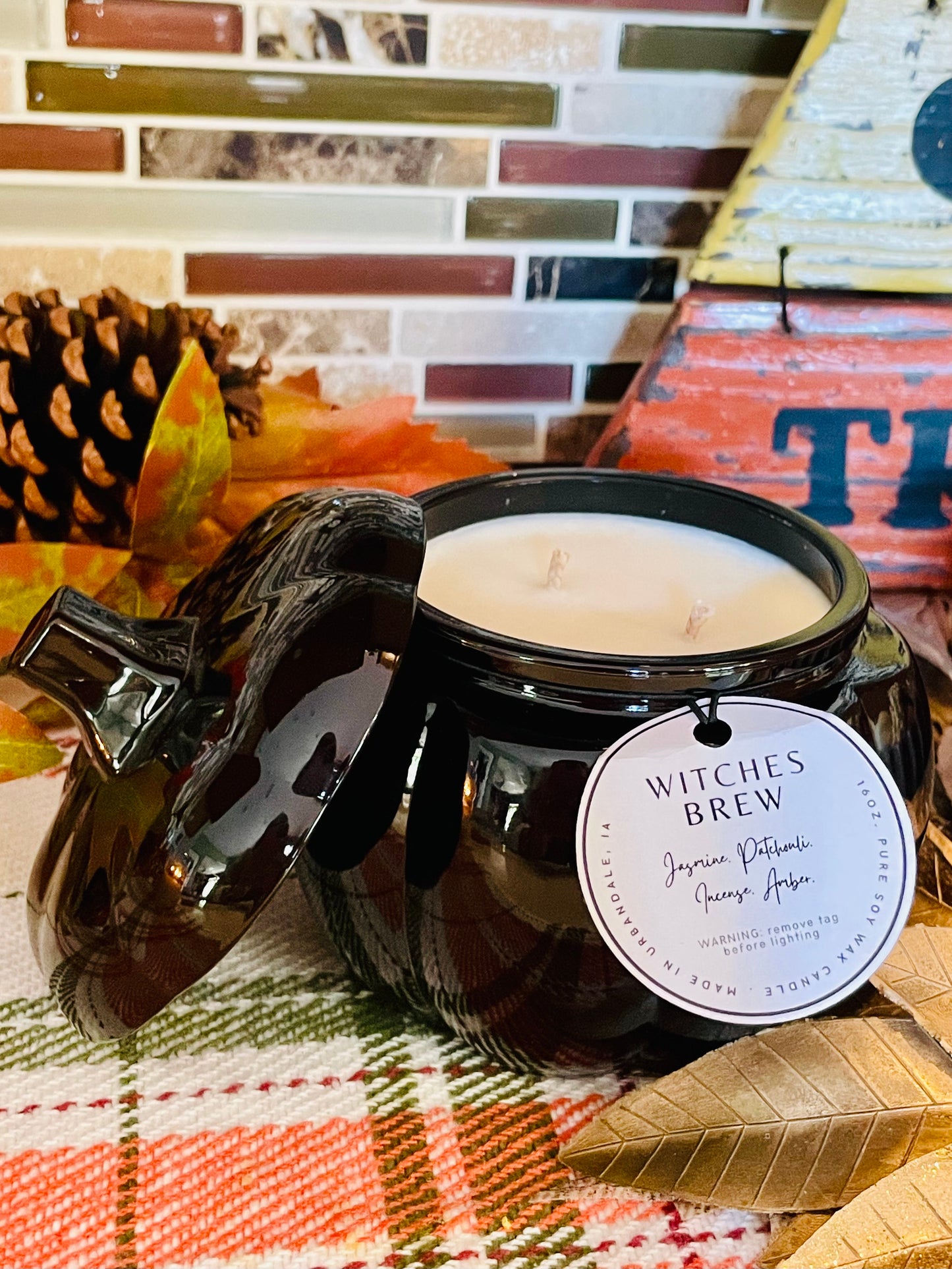 Witches Brew - Pumpkin Jar Candle