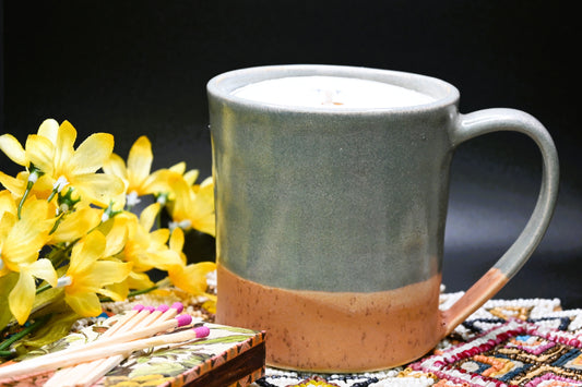 Zesty Clean Soy Ceramic Candle Mug